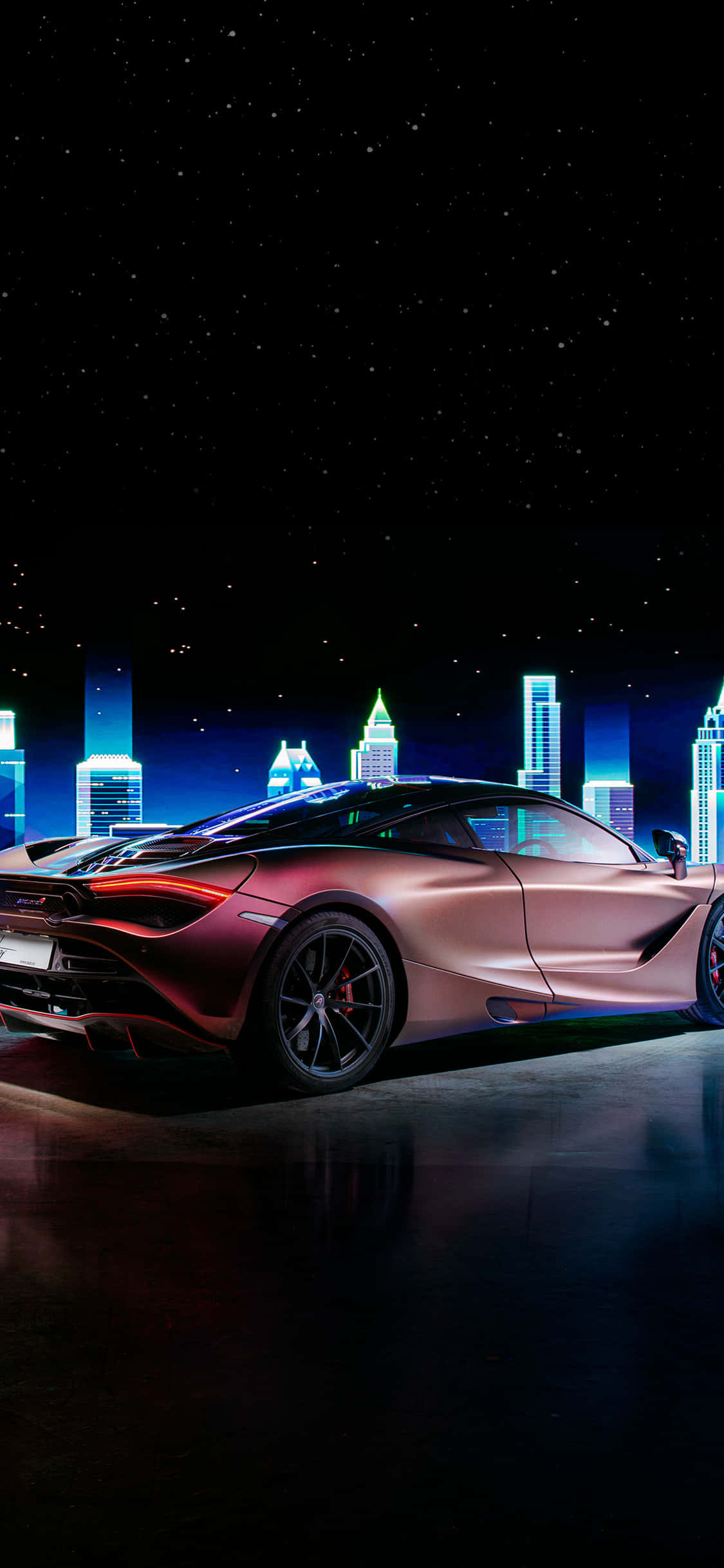 McLaren 720s में iPhone Xs के साथ तेज़ रफ्तार वॉलपेपर