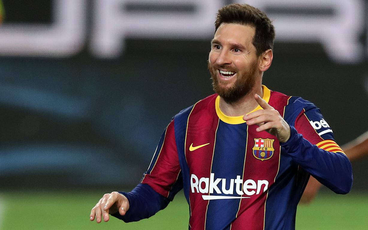 Messi 2021 खुशी का गोल जश्न वॉलपेपर