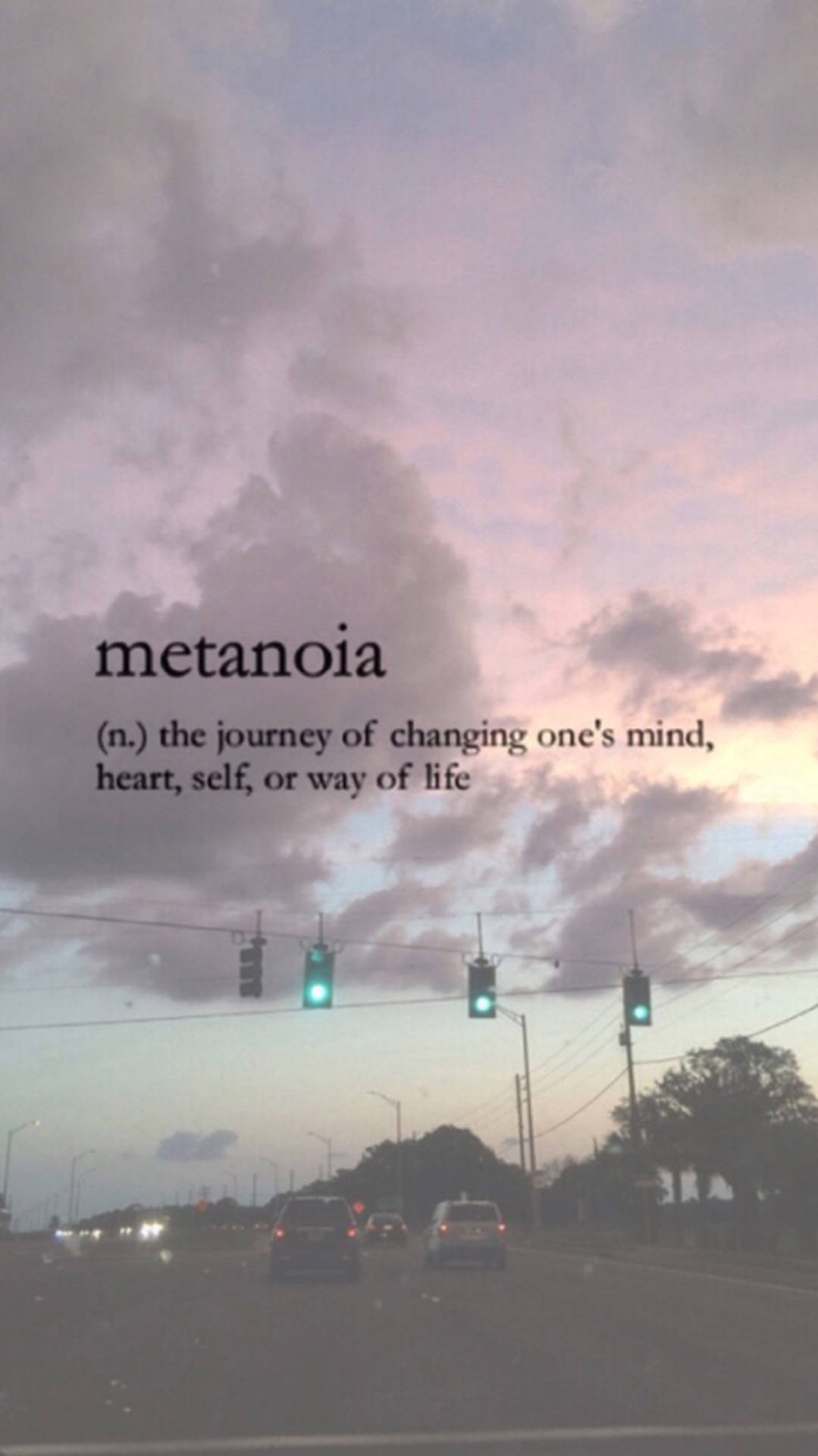 Metanoia सौंदर्य शब्द वॉलपेपर — सौंदर्यपूर्ण शब्द वॉलपेपर