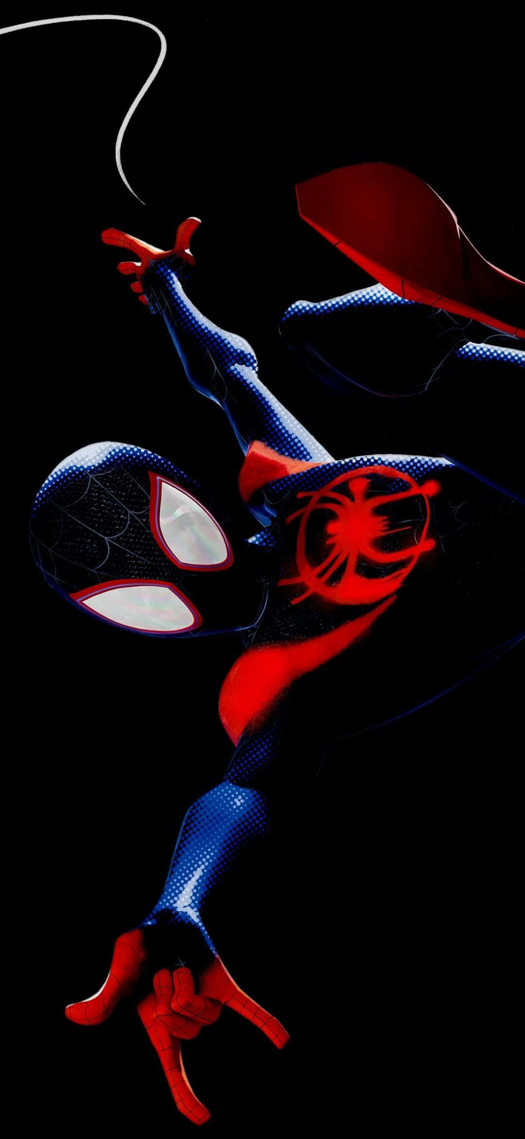 "Miles Morales iPhone के साथ नियंत्रण में रहें" वॉलपेपर