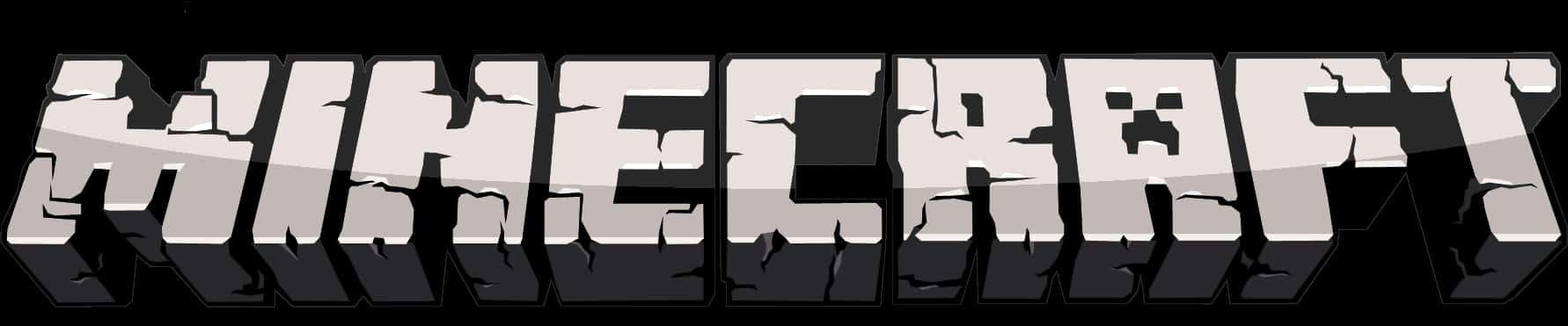 Minecraft लोगो 3D प्रभाव वॉलपेपर