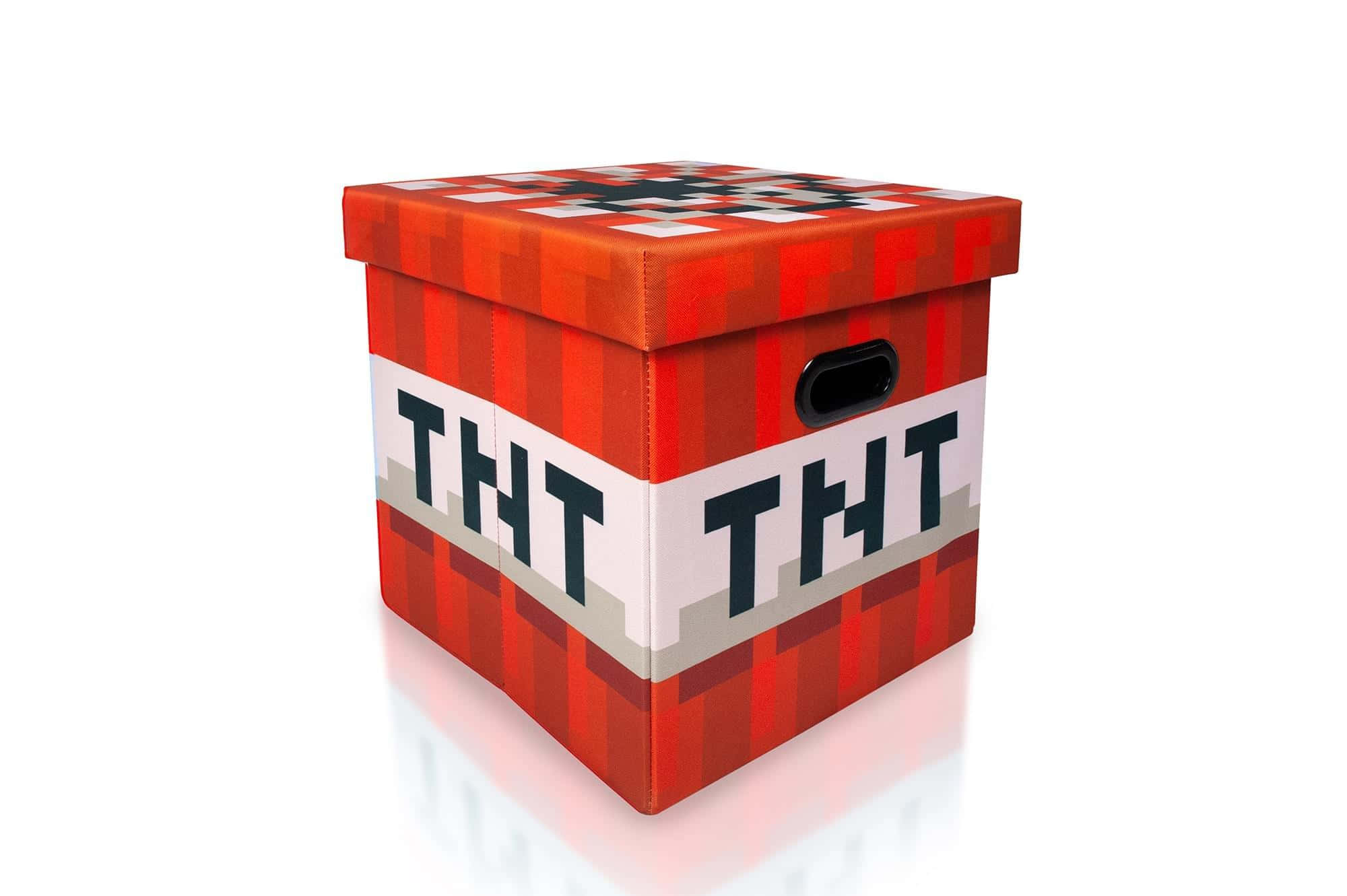 बक्सा जिस पर Minecraft टीएनटी लिखा है वॉलपेपर