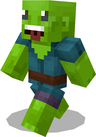 Minecraft ज़ोंबी चरित्र.PNG वॉलपेपर