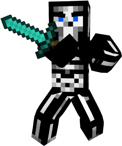 Minecraft_ पात्र_ तलवार_ के_ साथ.PNG वॉलपेपर