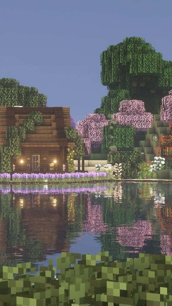 Minecraft बायोम एंड्रॉइड वॉलपेपर