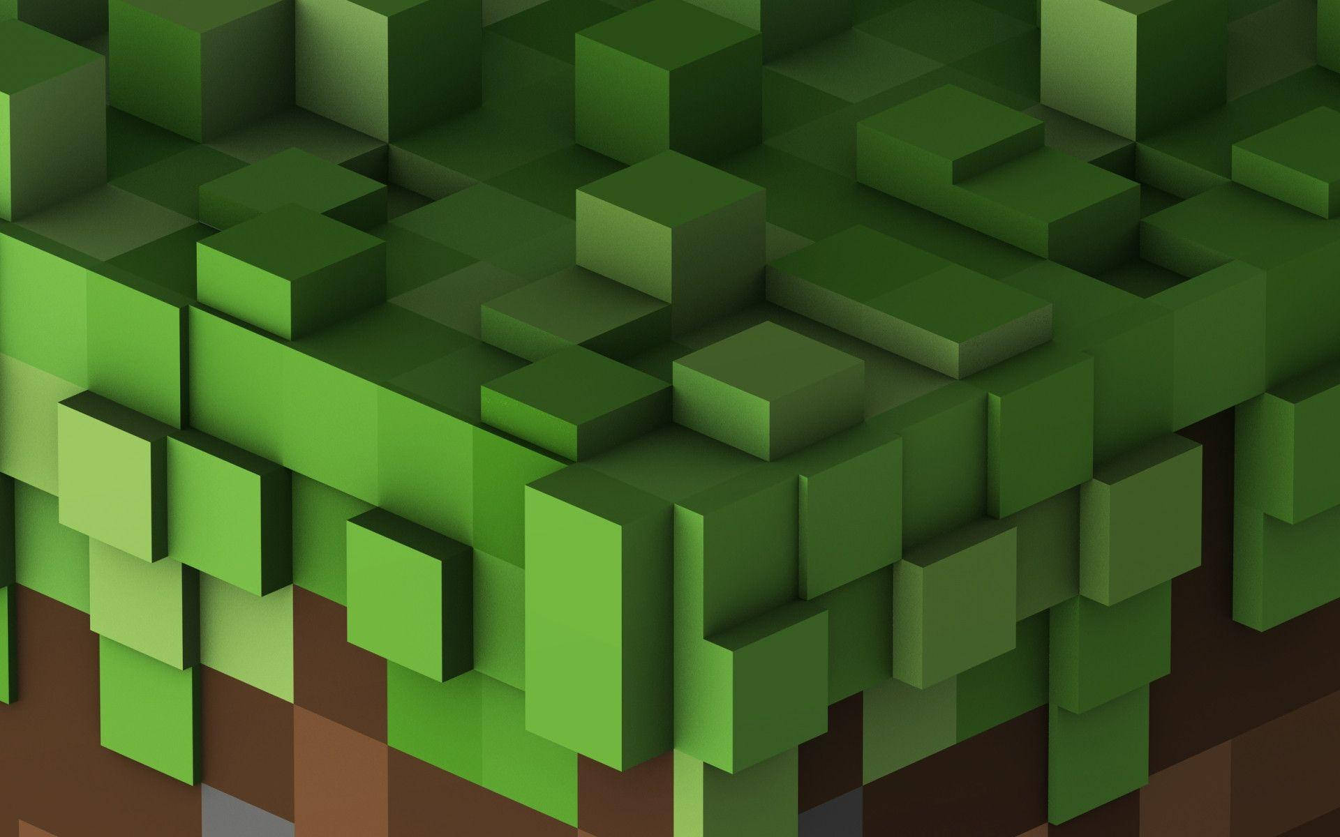 Minecraft मिट्टी घास घनाकार HD वॉलपेपर — माइनक्राफ्ट वॉलपेपर