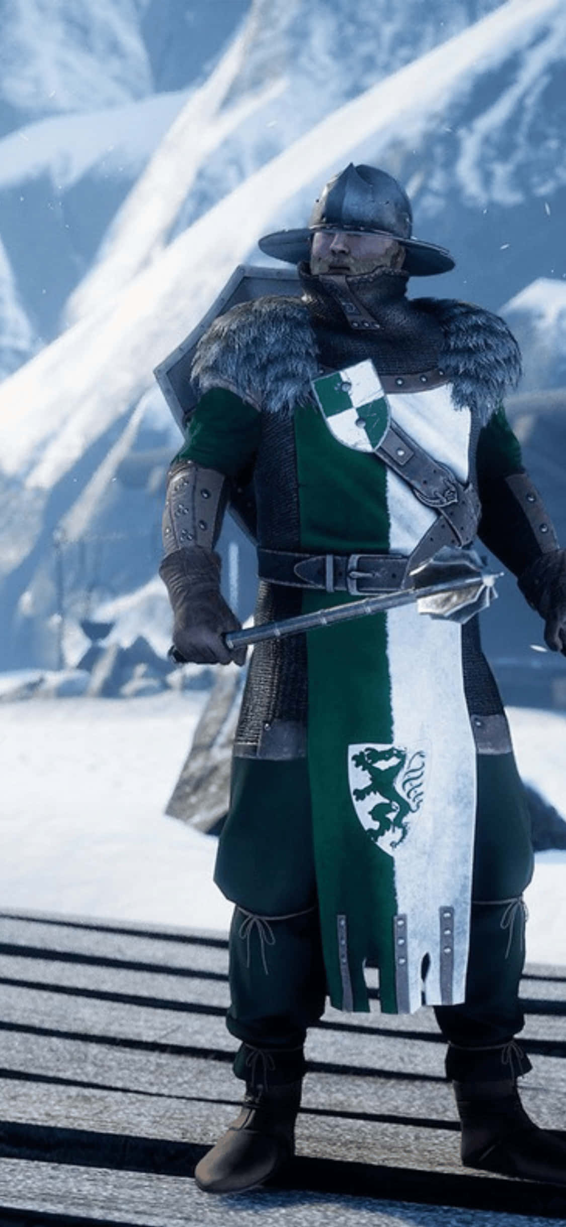 Mordhau युग में डूब जाएं - एक iPhone XS वॉलपेपर