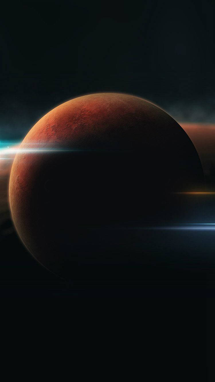 NASA iPhone मंगल अंधकार वॉलपेपर
