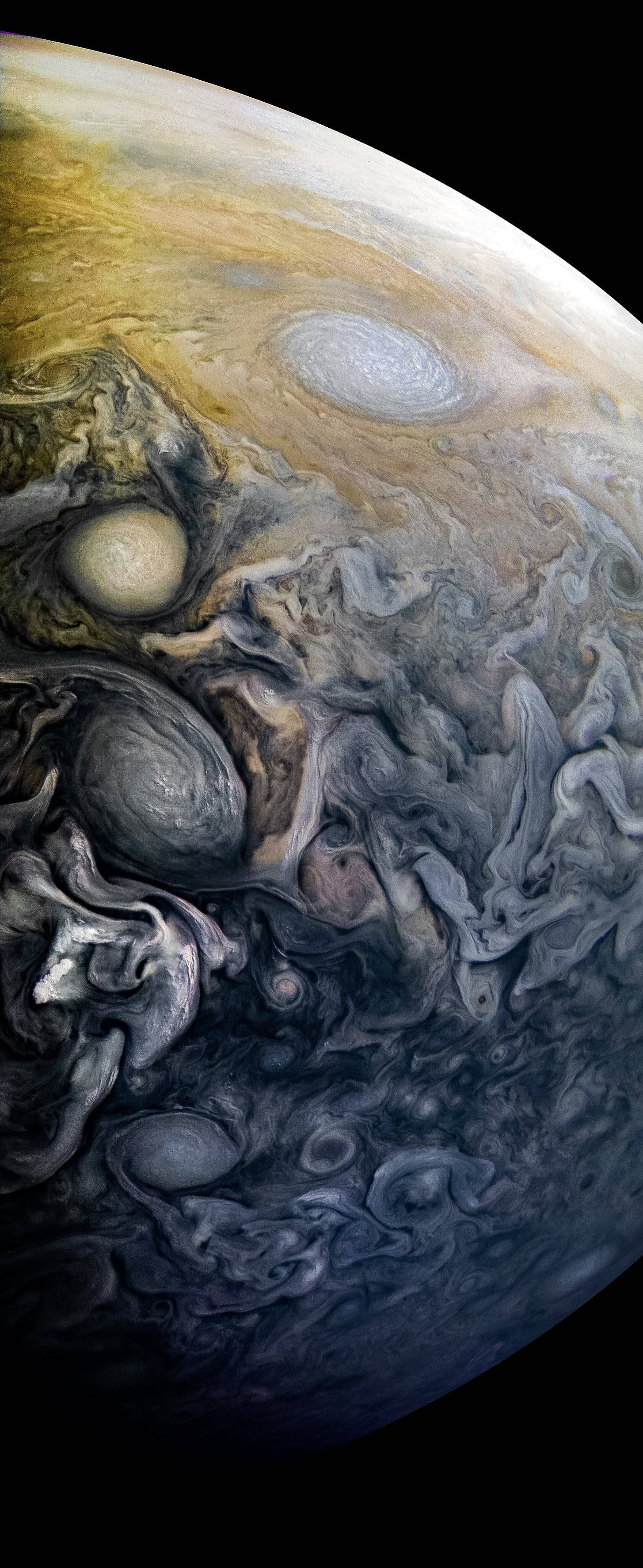 NASA iPhone तूफान क्लोज़अप वॉलपेपर