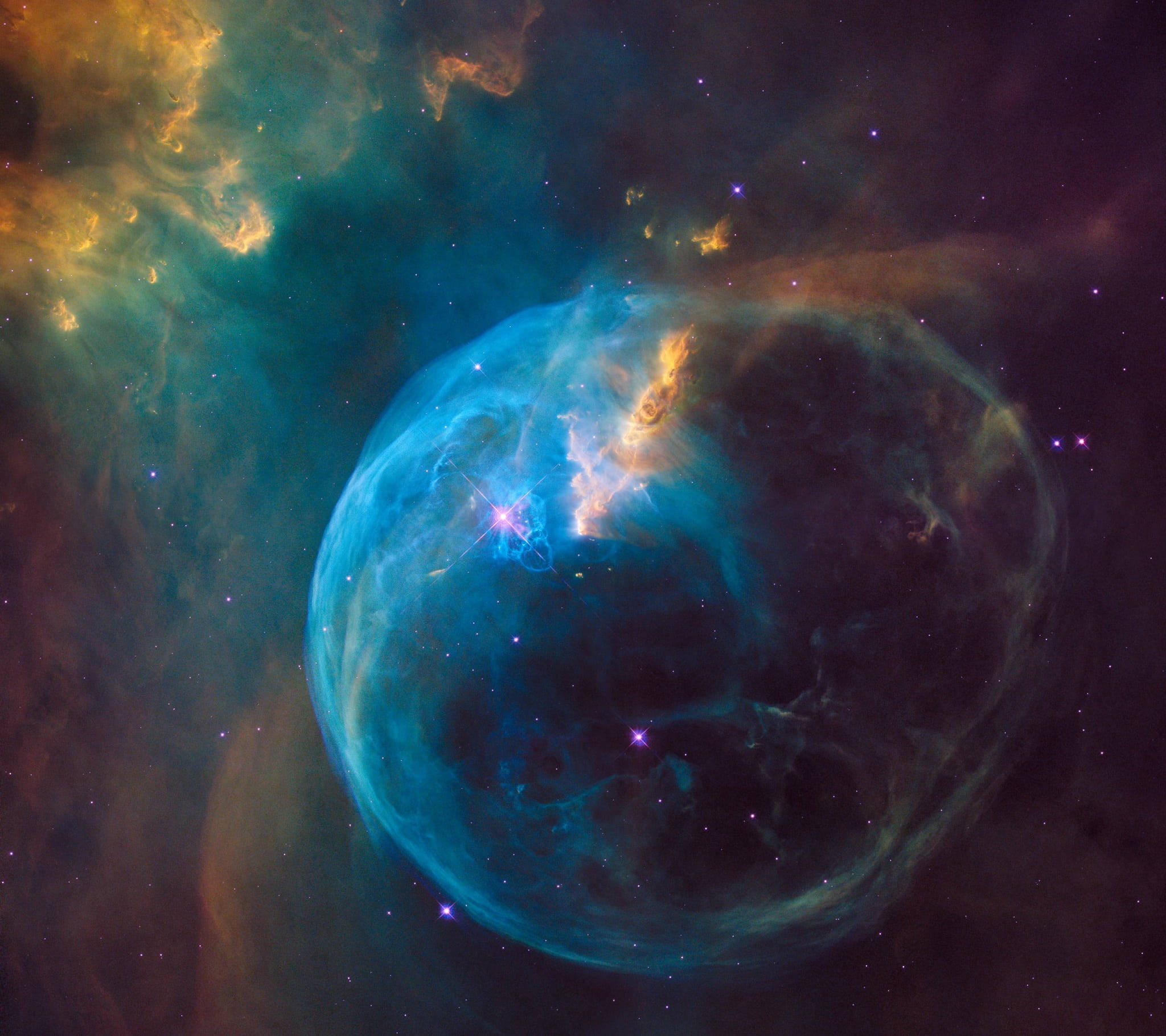 NASA आईफोन वुल्फ-रेयेट तारा वॉलपेपर