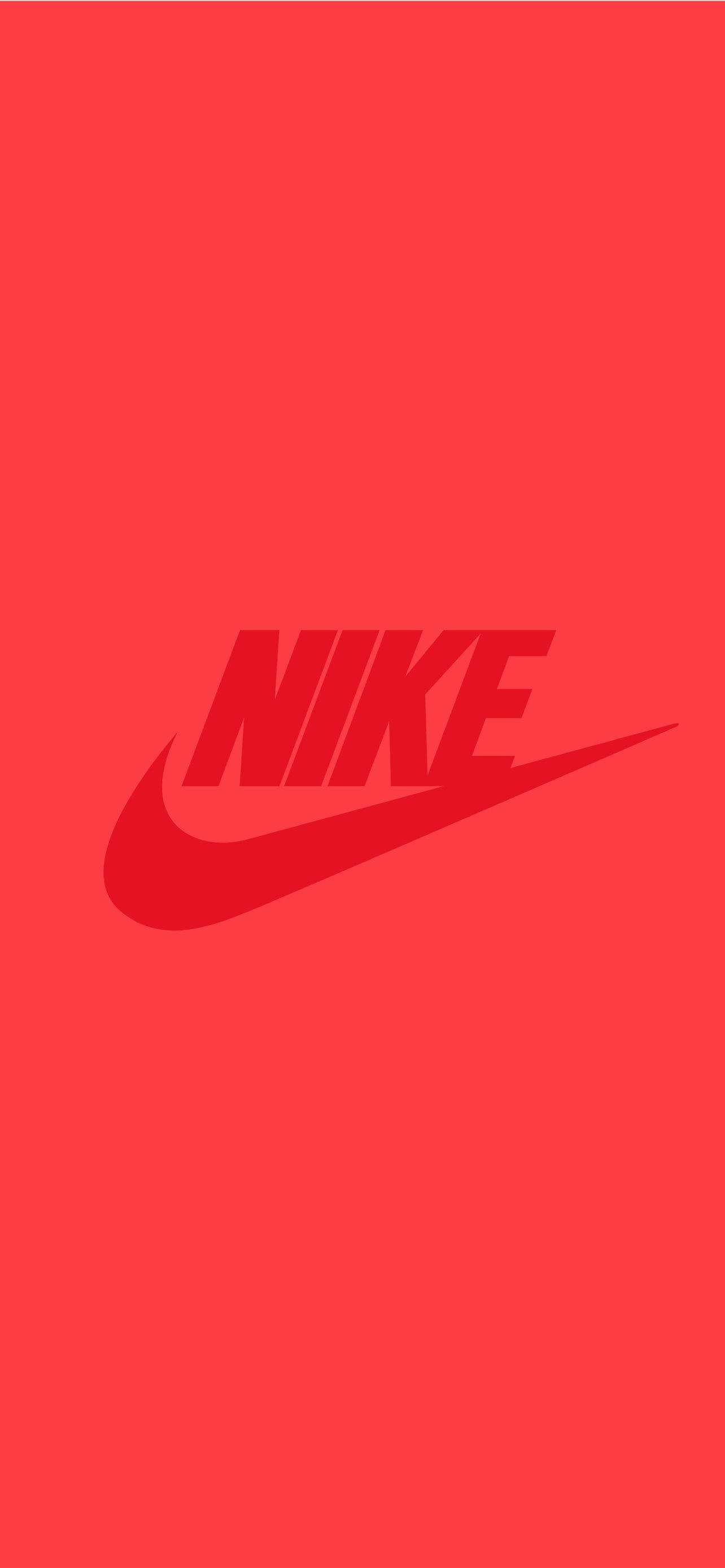 ऑल रेड Nike iPhone वॉलपेपर