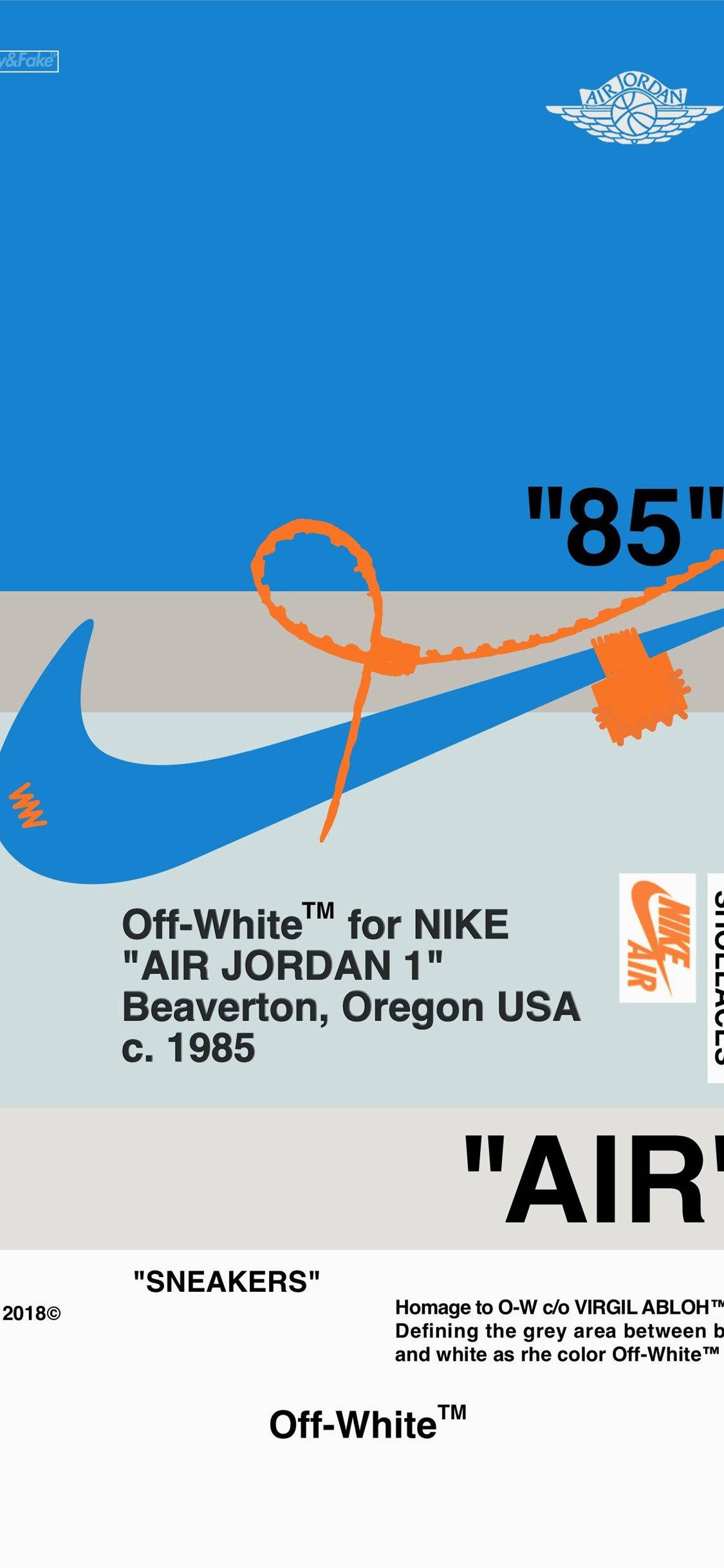 Nike iPhone हवाई जहाज का टिकट वॉलपेपर