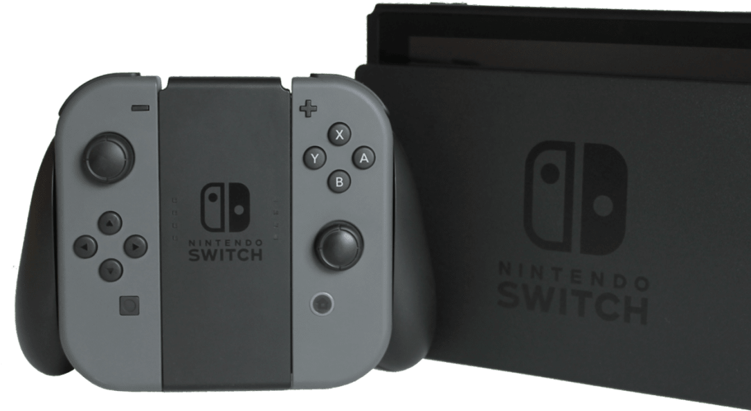 Nintendo Switch कंसोल और कंट्रोलर वॉलपेपर
