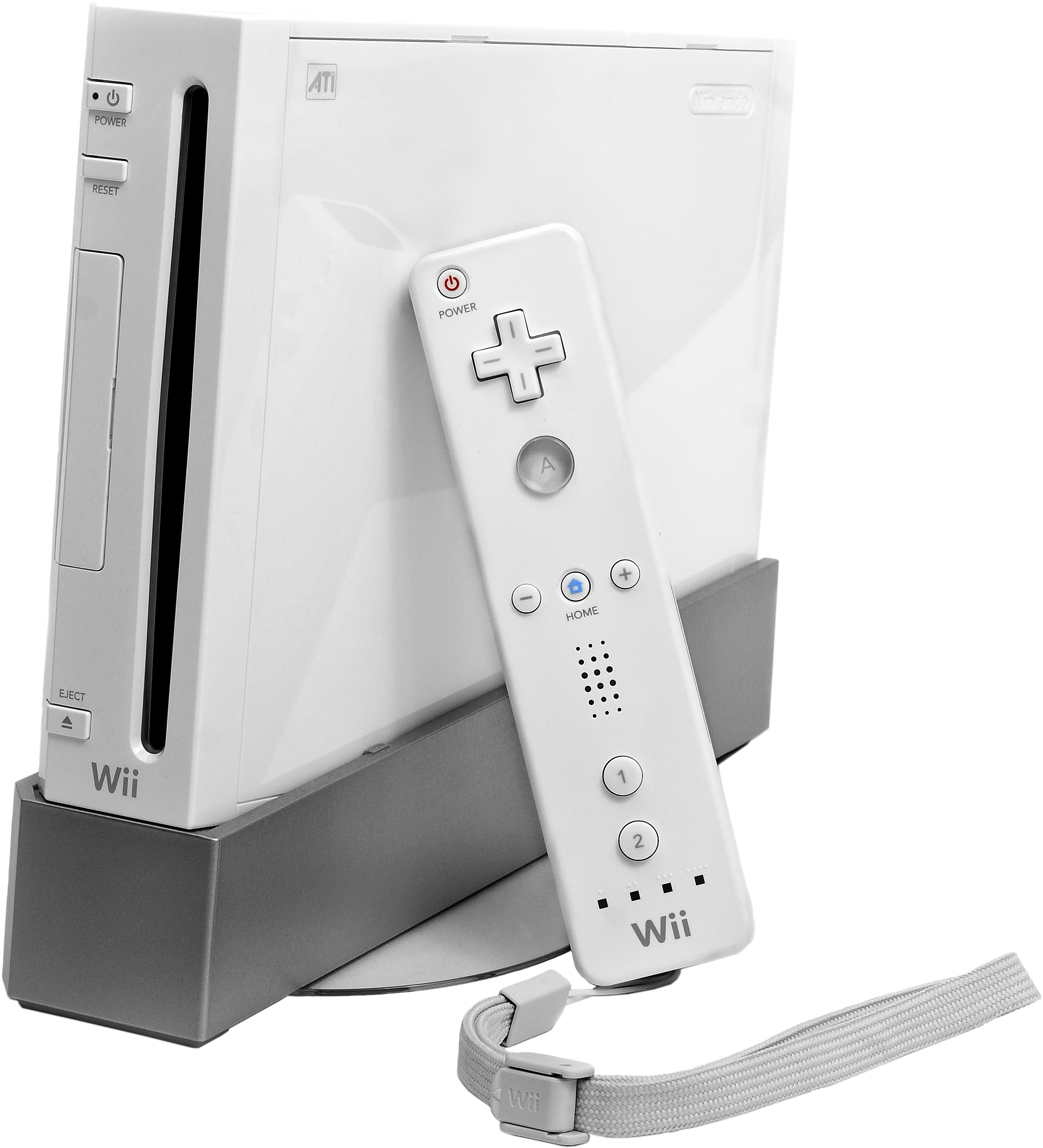 Nintendo Wii कंसोल और रिमोट वॉलपेपर