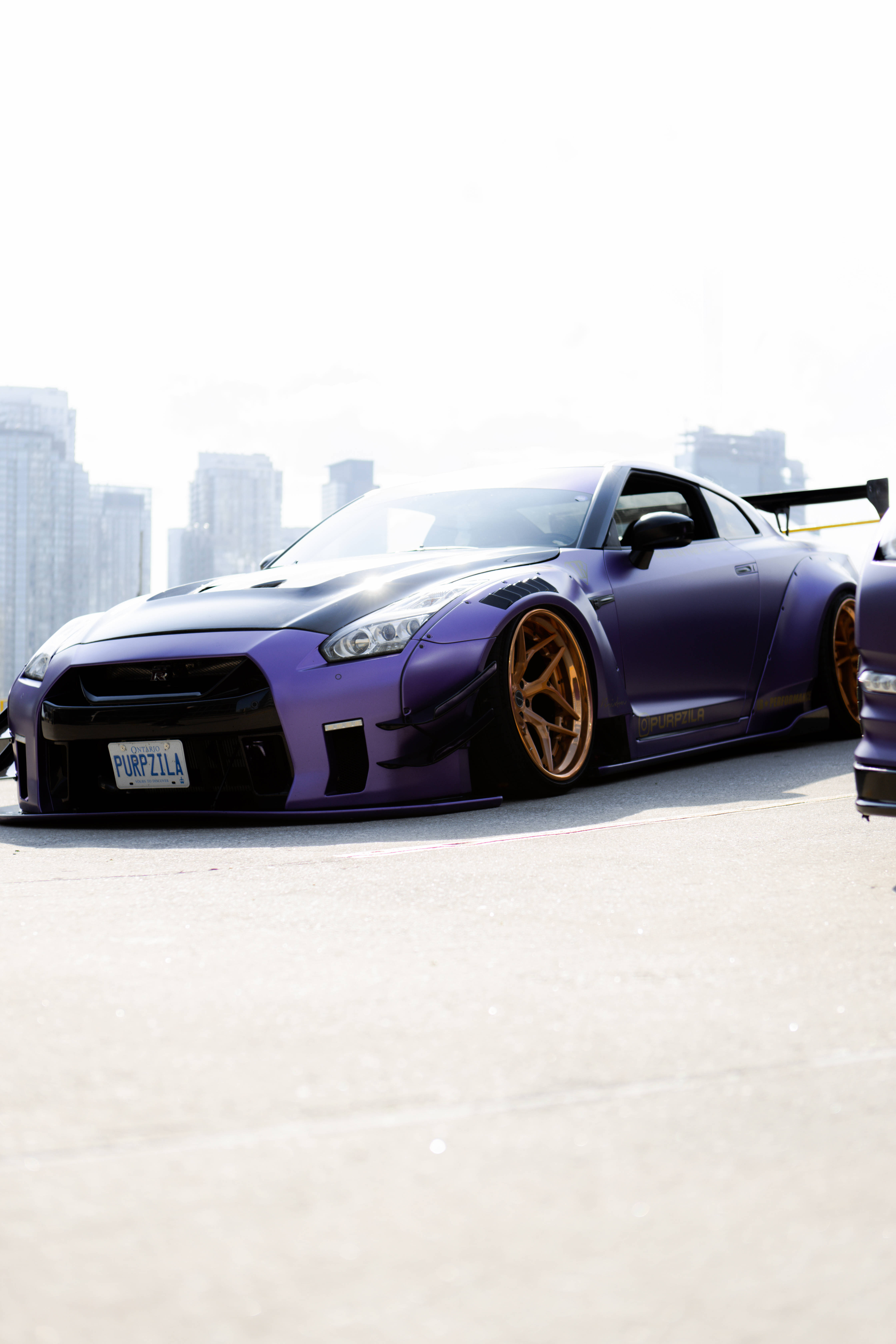 बैंगनी Nissan Skyline GTR R34 वॉलपेपर