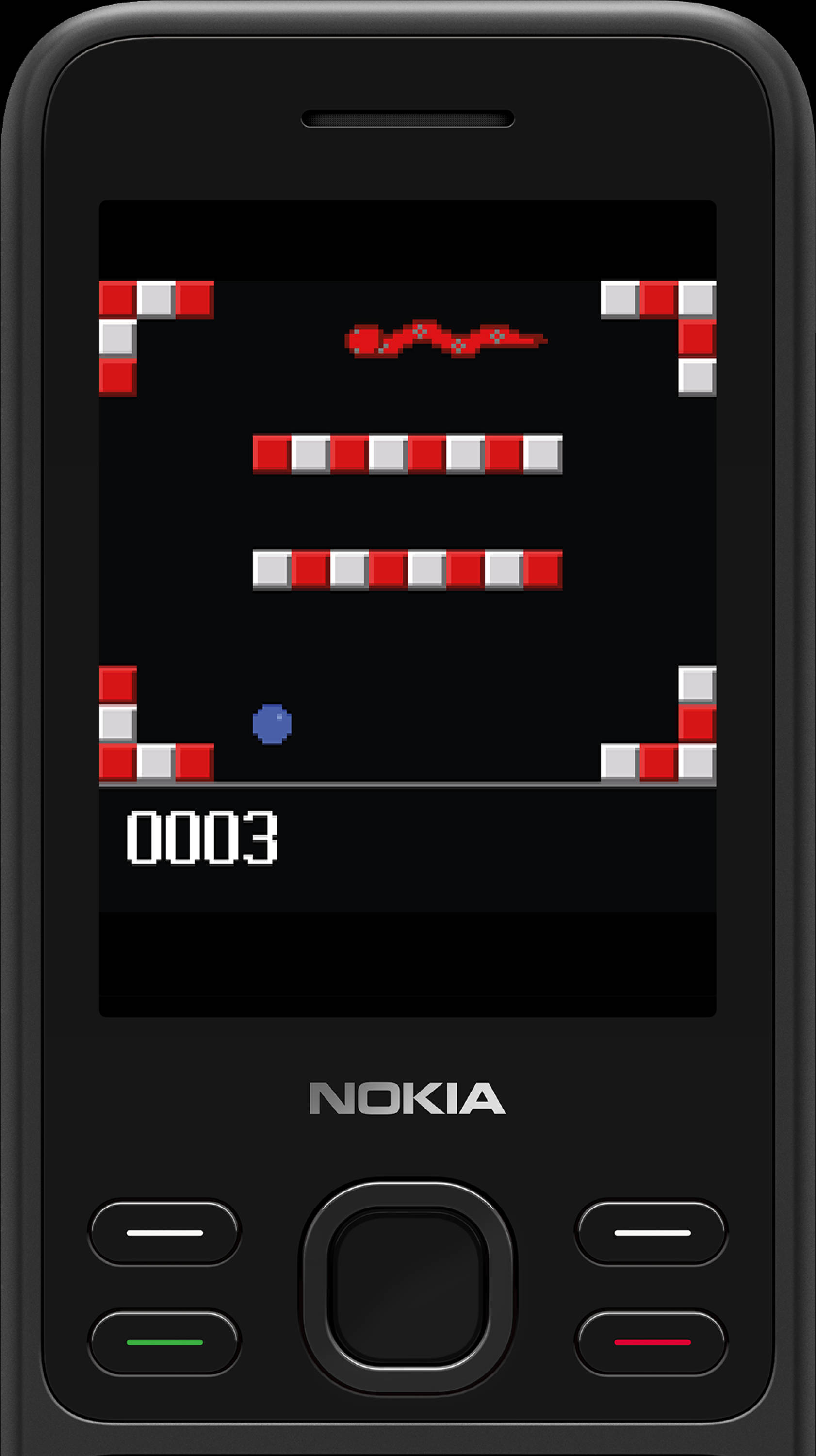 Nokia फोन पर स्नेक गेम वॉलपेपर