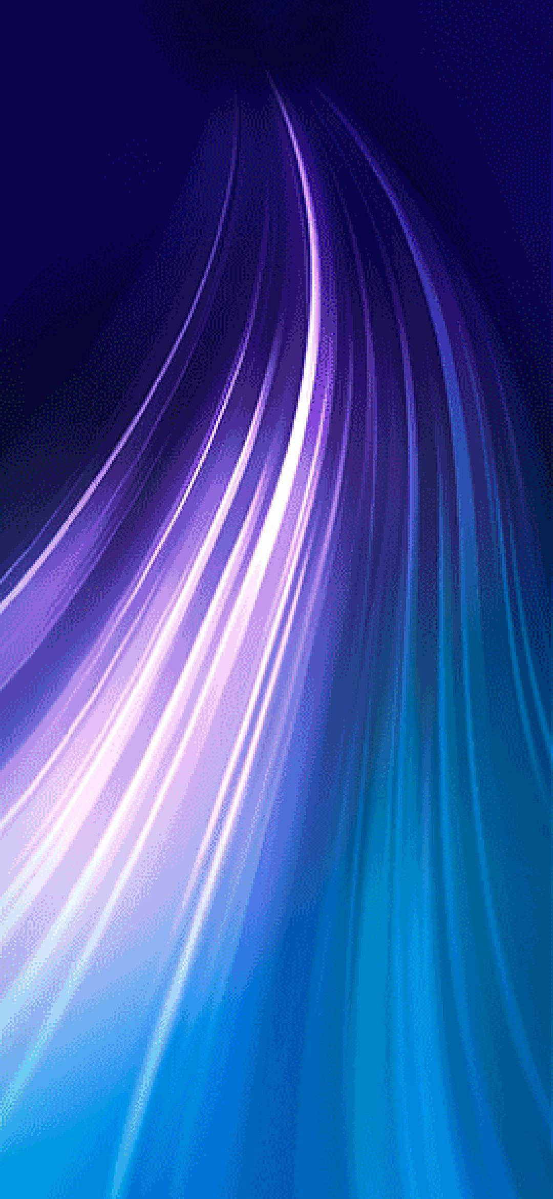 Note 8 बैंगनी प्रकाश तरंगें वॉलपेपर