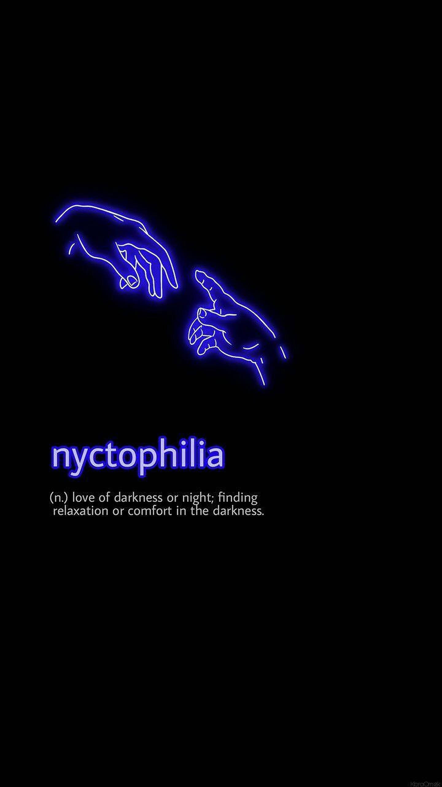 Nyctophilia सौंदर्य शब्द वॉलपेपर