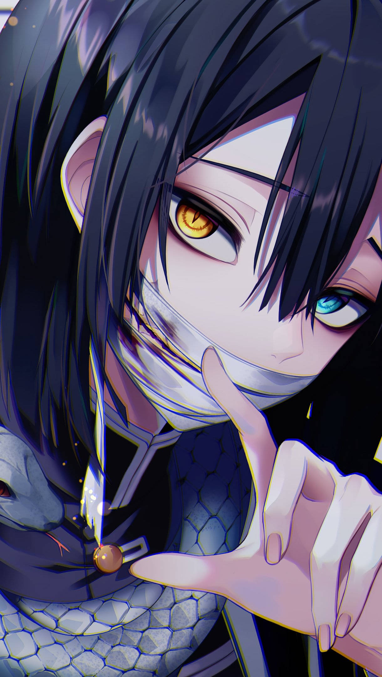 Obanai Iguro Demon Slayer आईफ़ोन वॉलपेपर