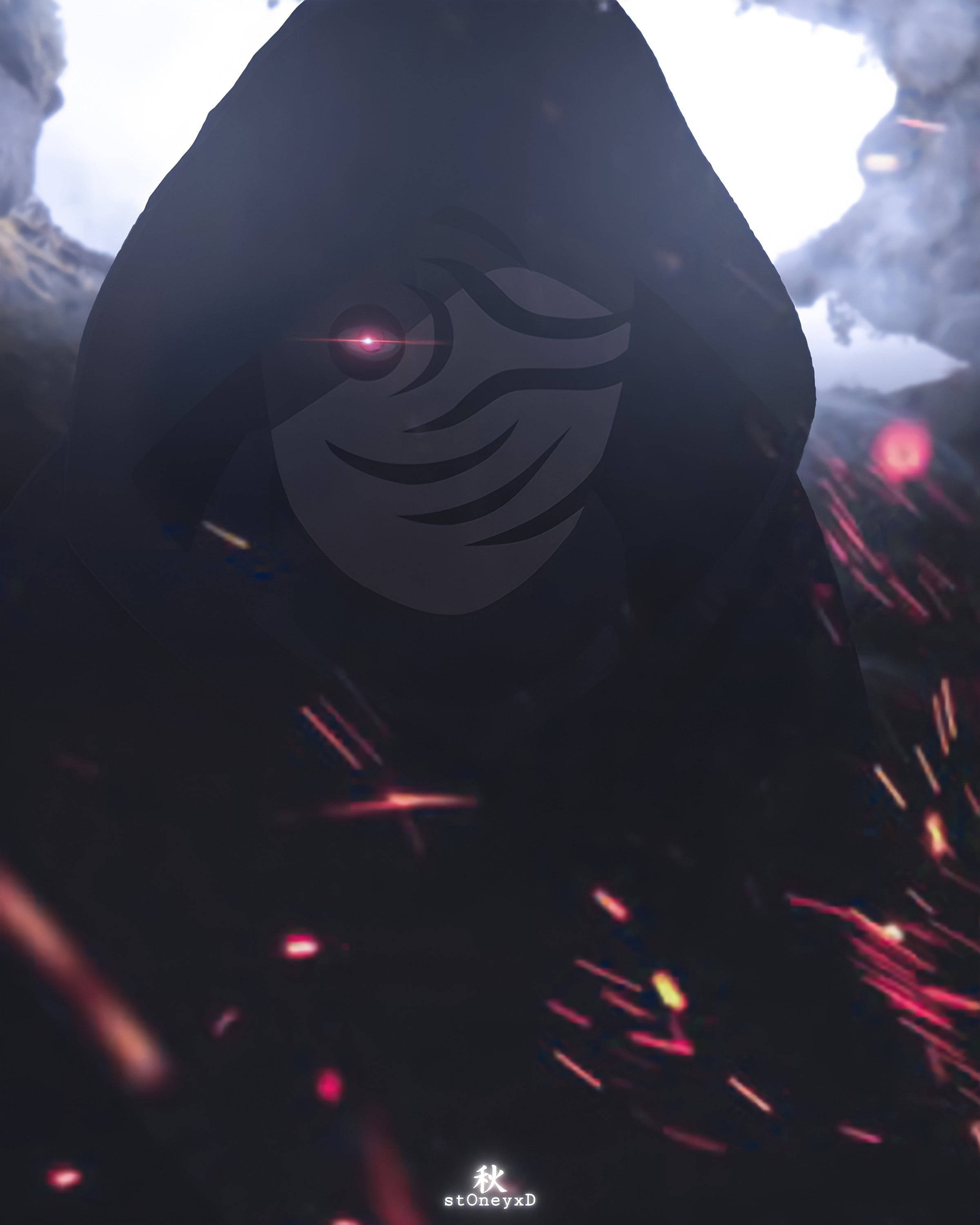Obito Uchiha का खतरनाक अंदाज 4K वॉलपेपर