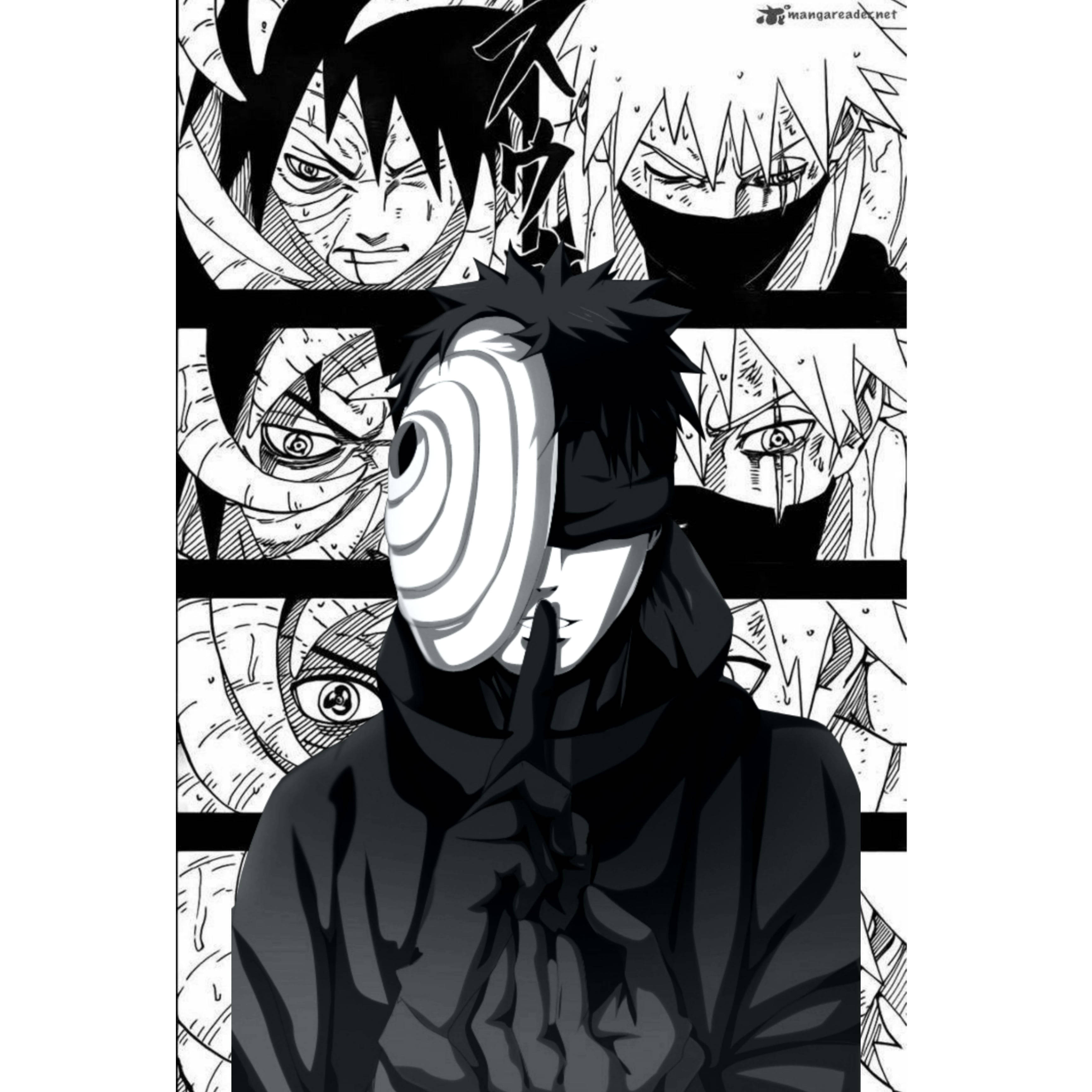 Obito Uchiha मास्क 4K वॉलपेपर