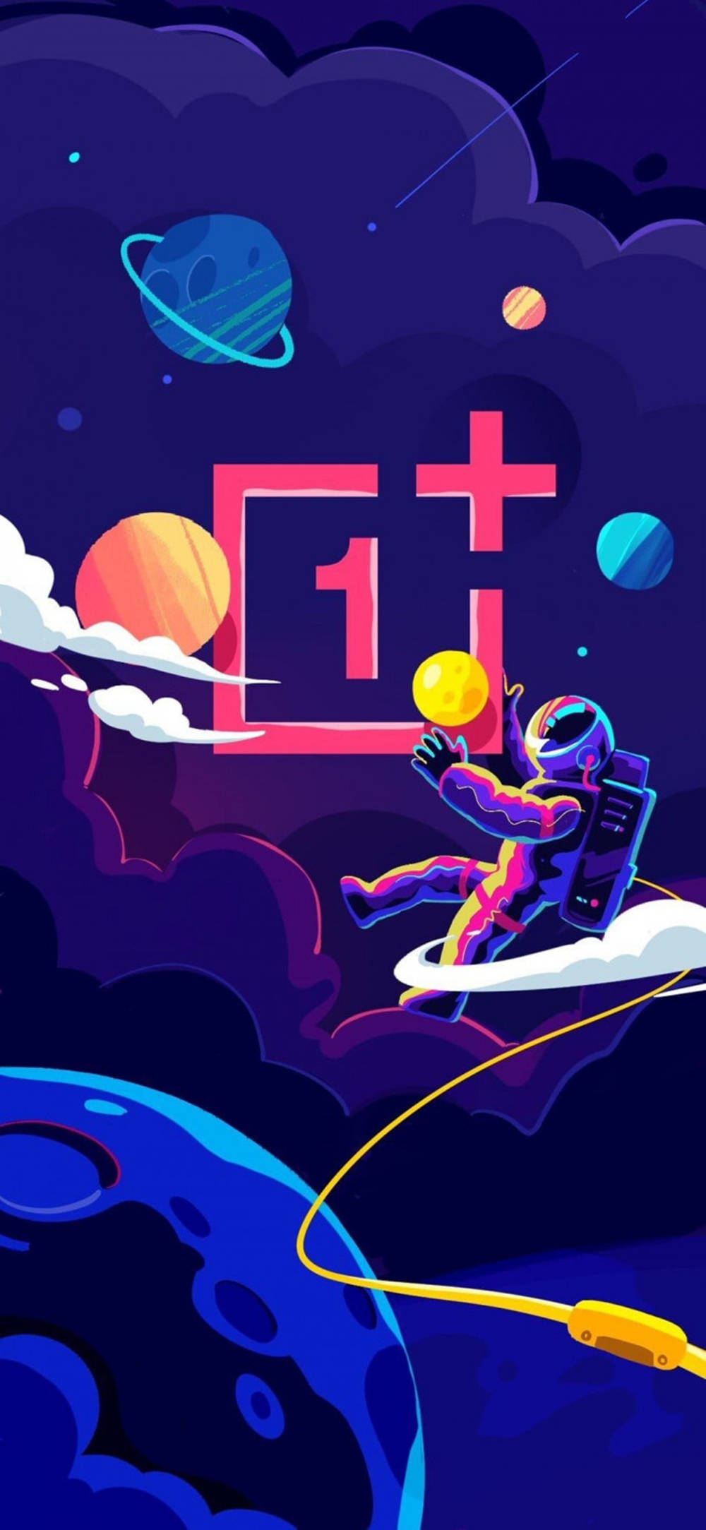 OnePlus 9 Pro स्पेस एस्ट्रोनॉट वॉलपेपर
