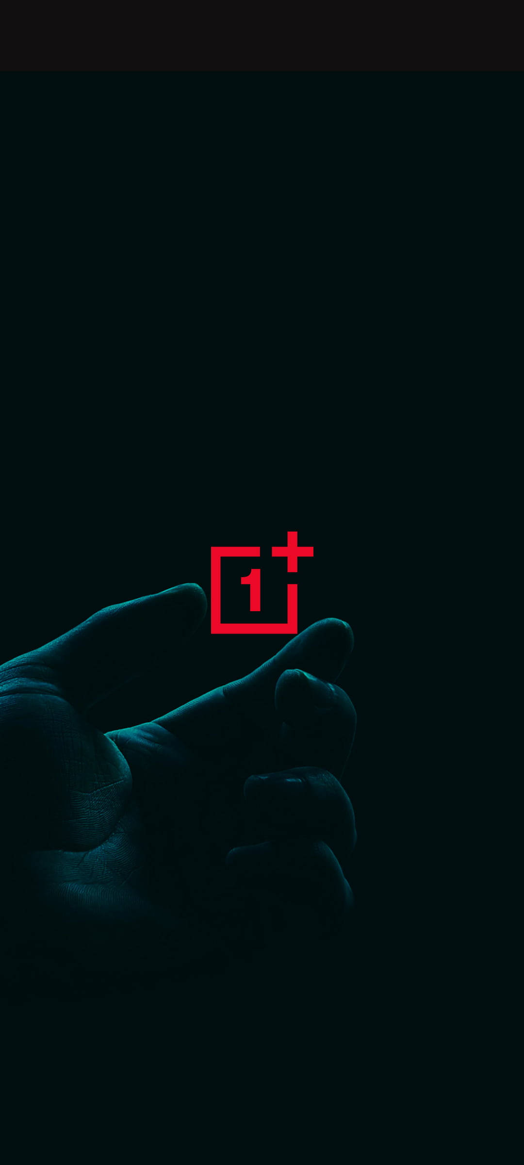 OnePlus Nord लोगो हाथ के साथ वॉलपेपर
