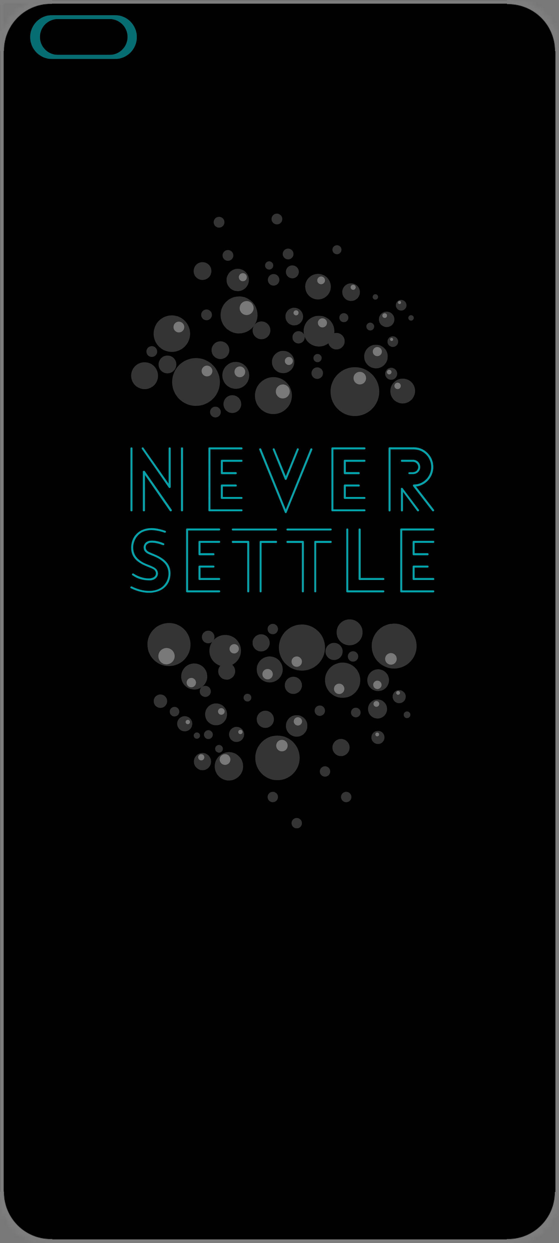 OnePlus Nord नेवर सेटल बबल्स वॉलपेपर