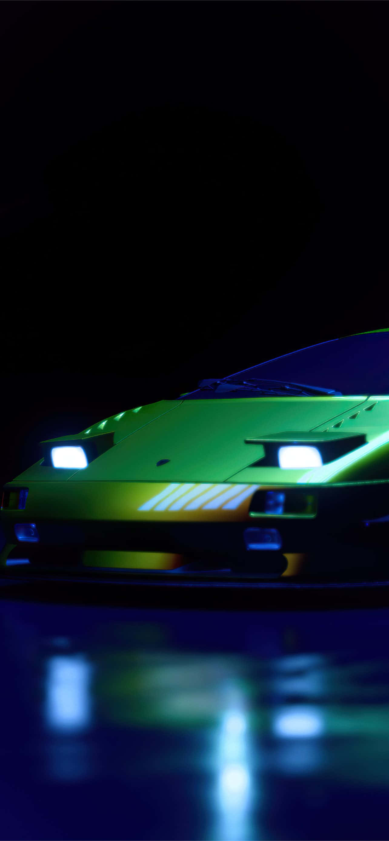 Pixel 3 Need For Speed पृष्ठभूमि गहरी पीली लैम्बोर्गिनी वॉलपेपर