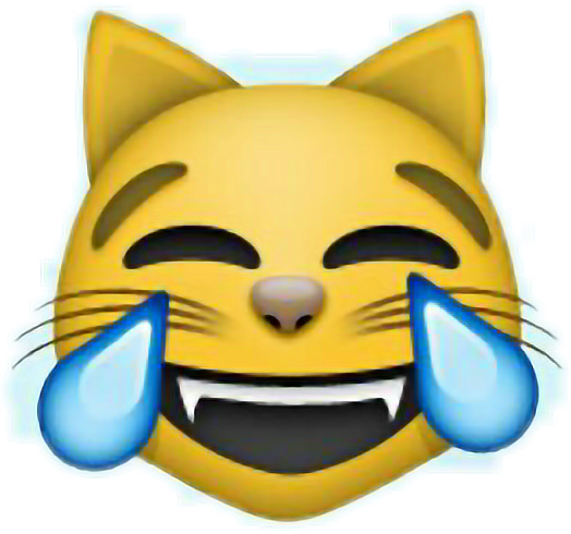 हंसती_ बिल्ली_ इमोजी_ खुशी के_ आंसू.PNG वॉलपेपर