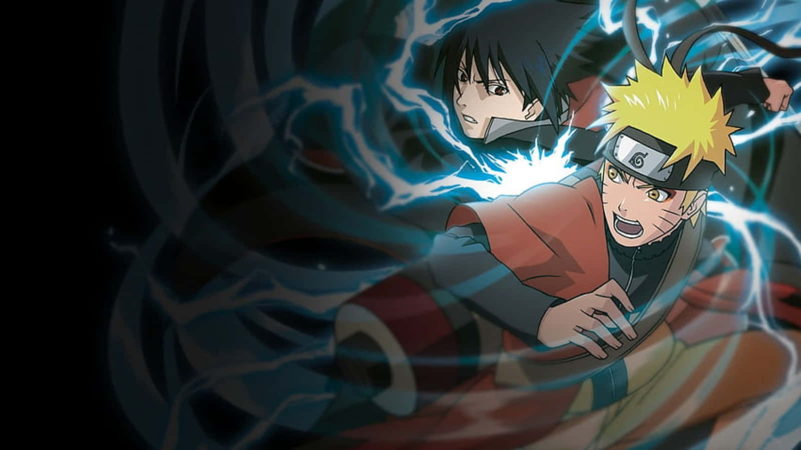 PS4 Naruto Sasuke और Naruto टीम-अप वॉलपेपर