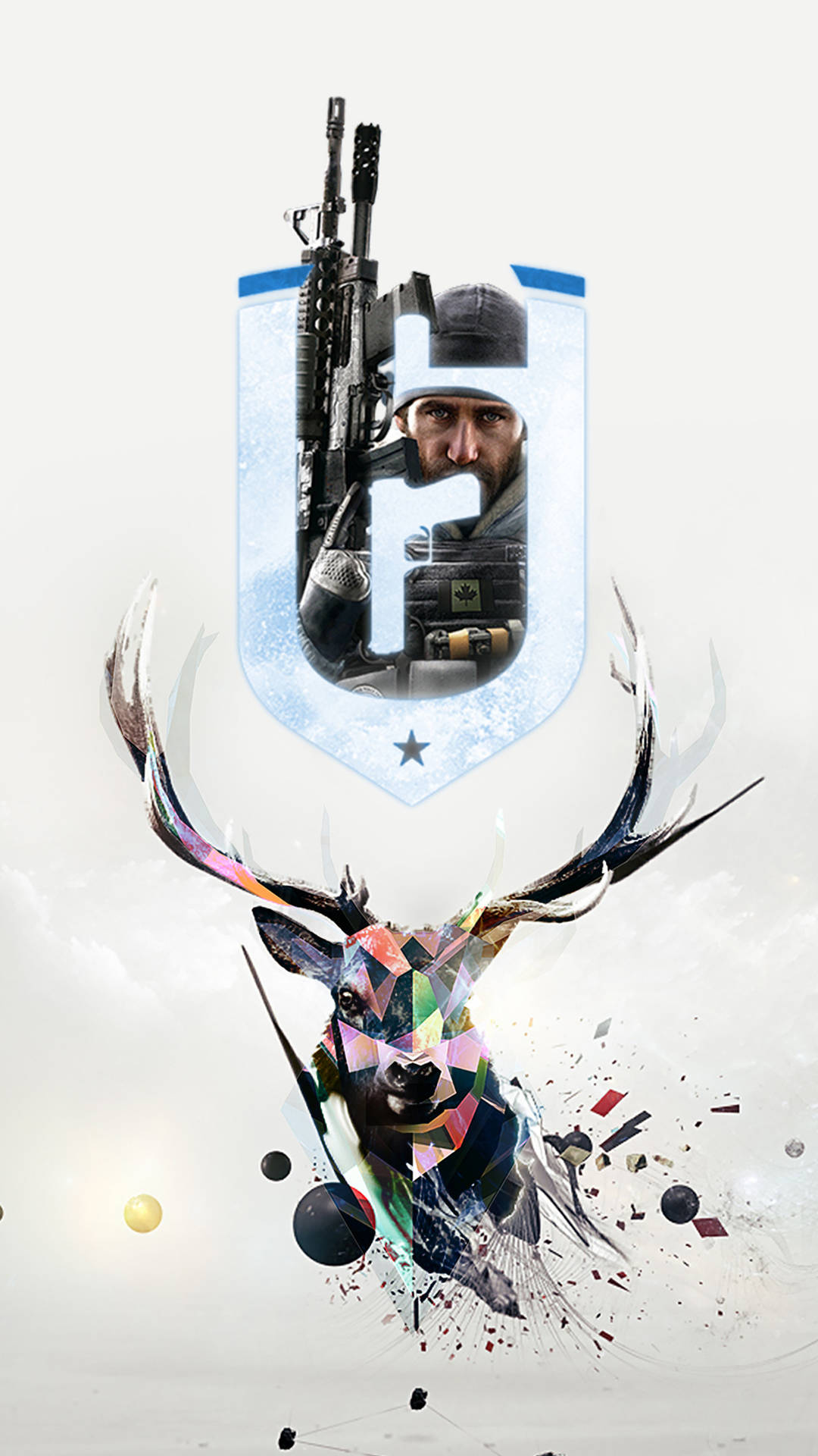 Rainbow Six Siege एस्थेटिक आर्ट iPhone — सौंदर्यपूर्ण कला वॉलपेपर