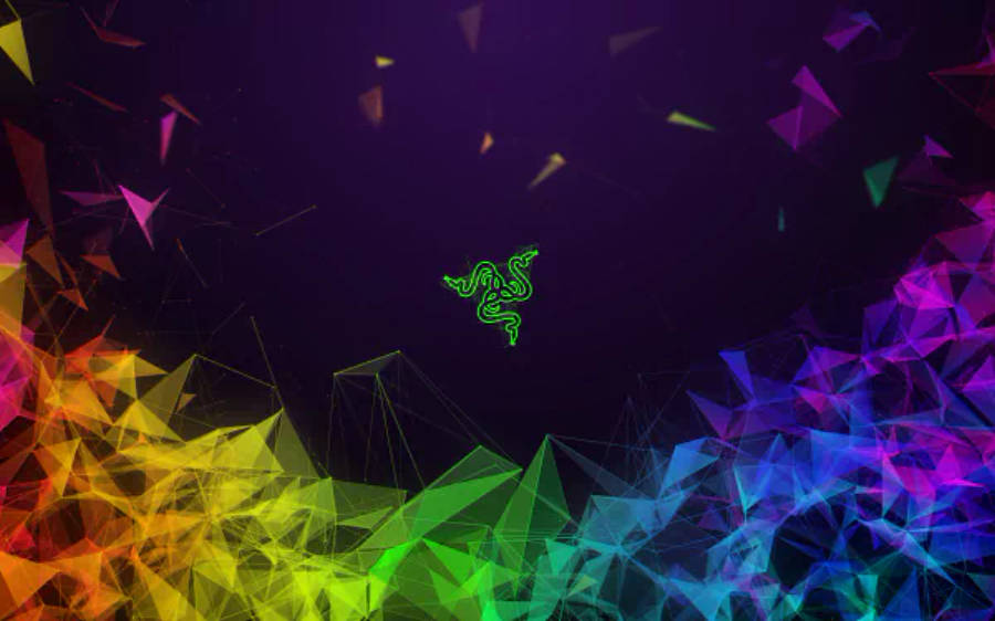 Razer नियॉन पैटर्न्स 4K वॉलपेपर