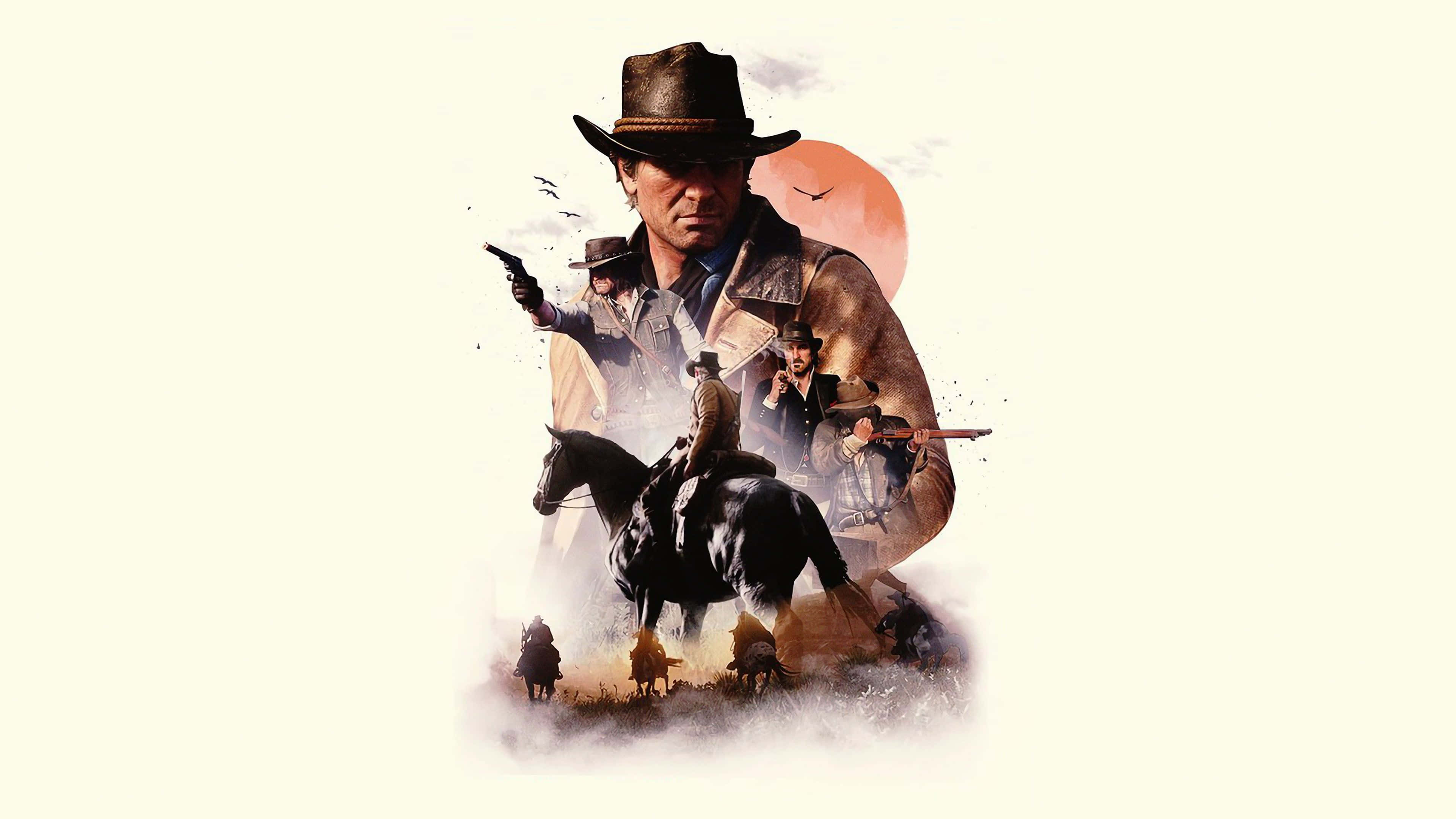 Red Dead Redemption 2 का मनमोहक पश्चिमी परिदृश्य वॉलपेपर