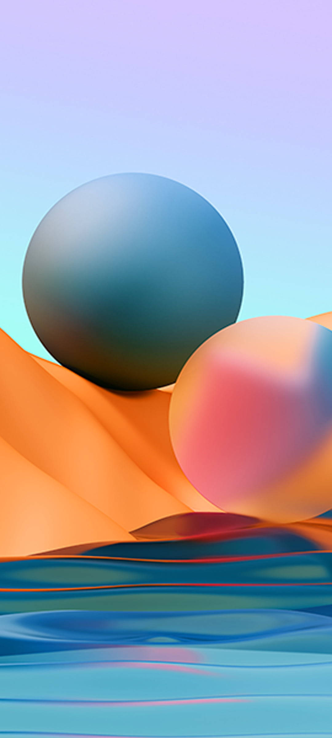 Redmi Note 10 पेस्टल बॉल्स वॉलपेपर