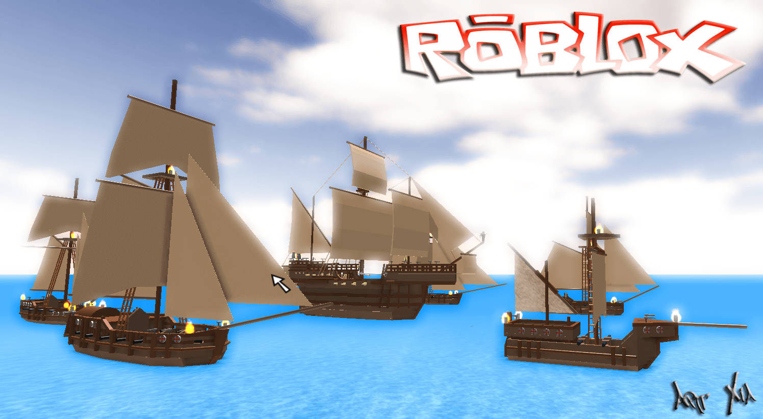 Roblox में समुद्री डाकू साहसिक कार्य का अनुभव करें वॉलपेपर