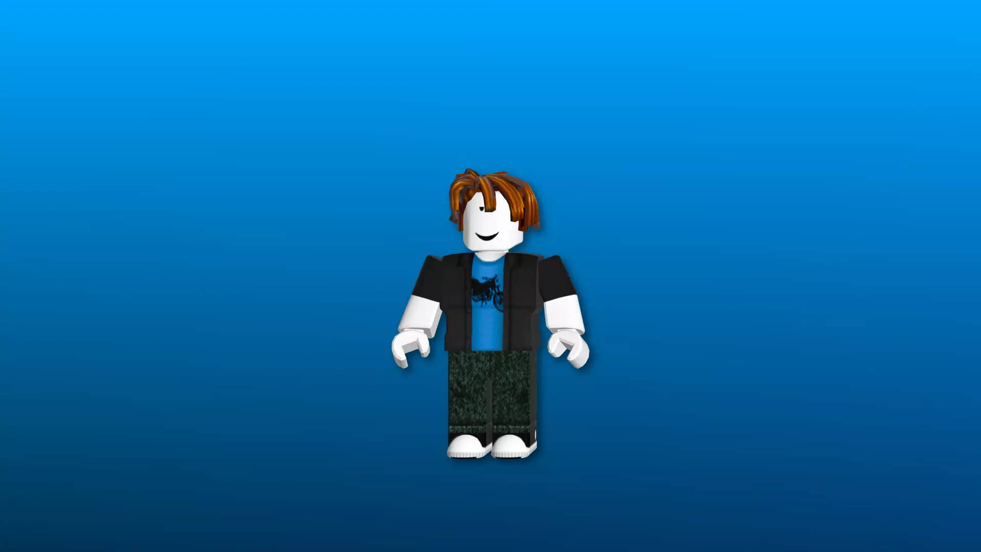 Roblox अवतार नीला वॉलपेपर
