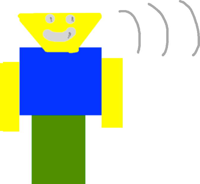 Roblox कैरेक्टर स्केच आर्टवर्क वॉलपेपर