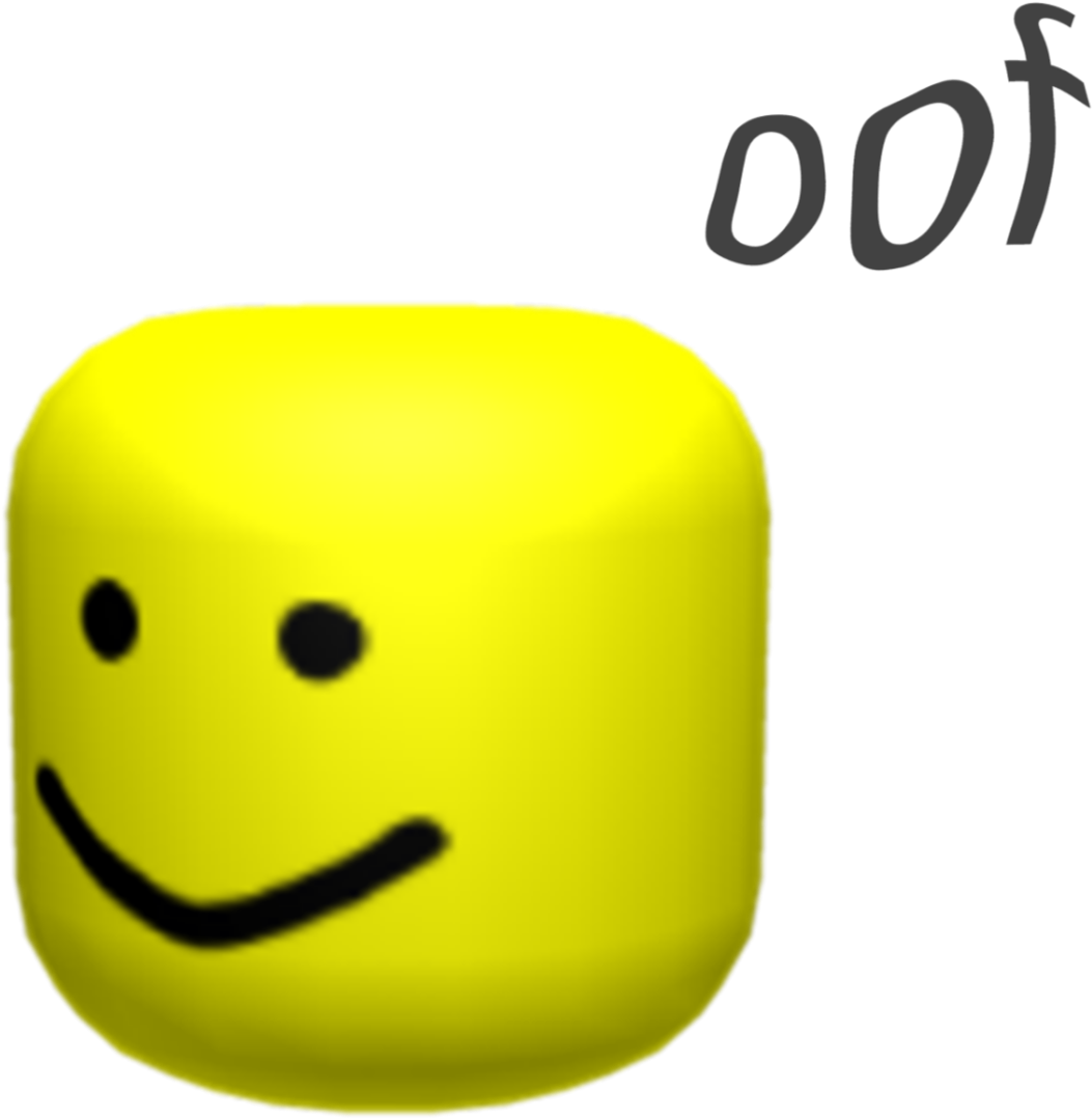 Roblox Oof इमोजी ग्राफिक वॉलपेपर