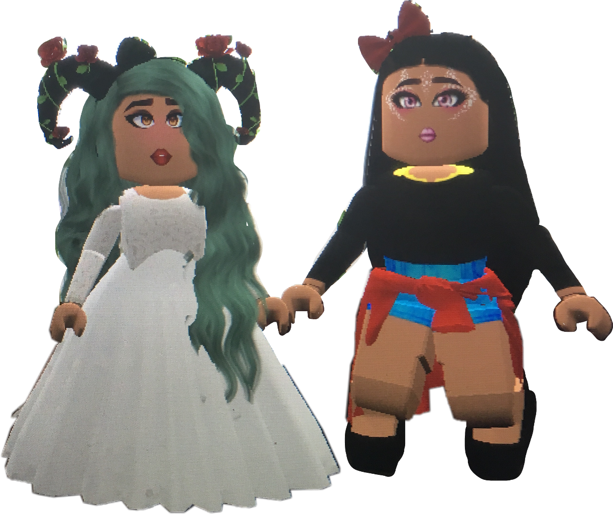 Roblox अवतारों की पोशाकें वॉलपेपर