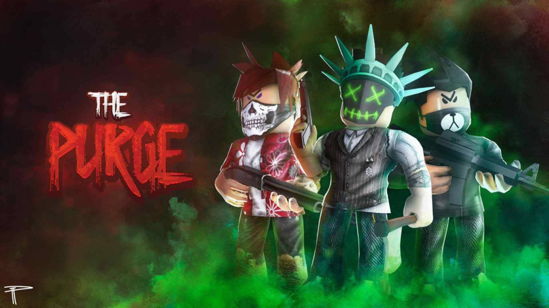 कूल Roblox The Purge में रोमांचक साहसिक कार्य वॉलपेपर