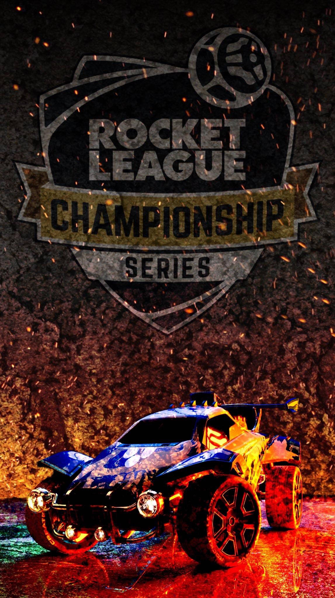 Rocket League फोन जलती कार वॉलपेपर