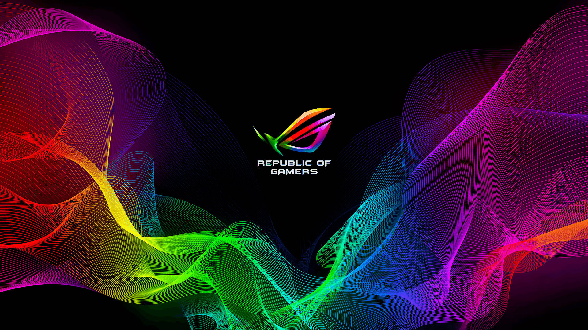 ROG लोगो RGB 4K वॉलपेपर