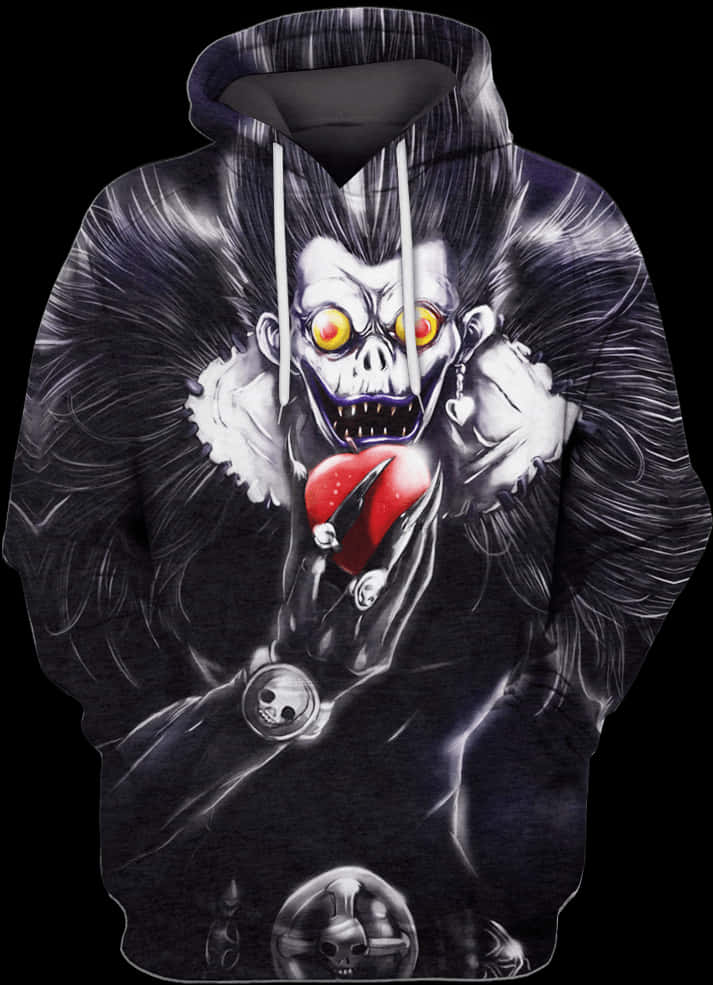 Ryuk Death Note हुडी डिज़ाइन वॉलपेपर