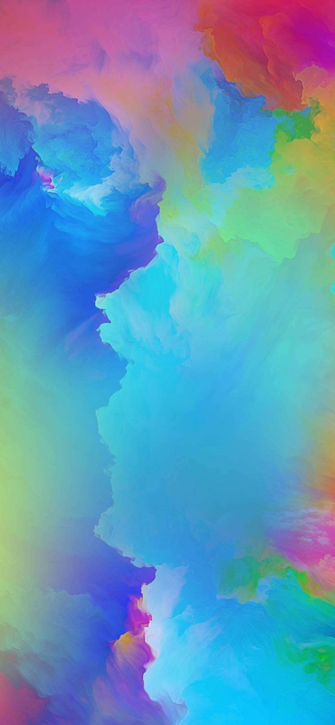 Samsung A71 रंगीन बादल वॉलपेपर