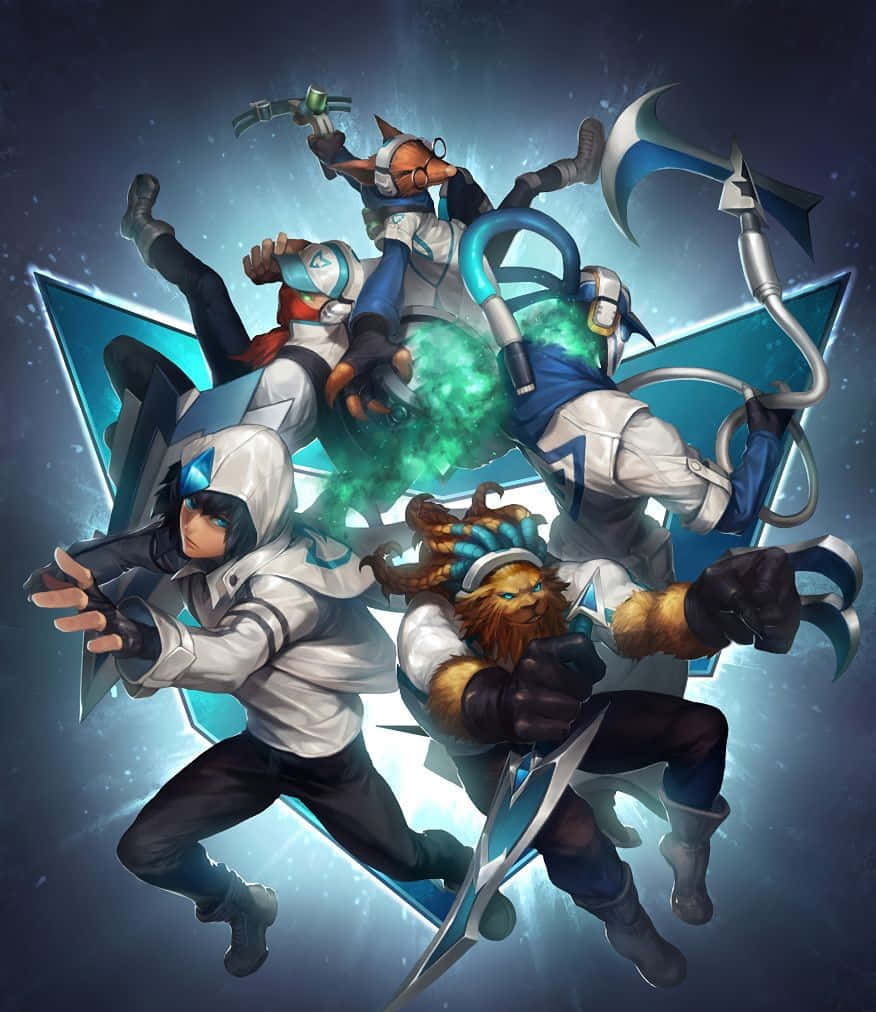 Samsung Galaxy White Pixel 3 XL League Of Legends बैकग्राउंड वॉलपेपर