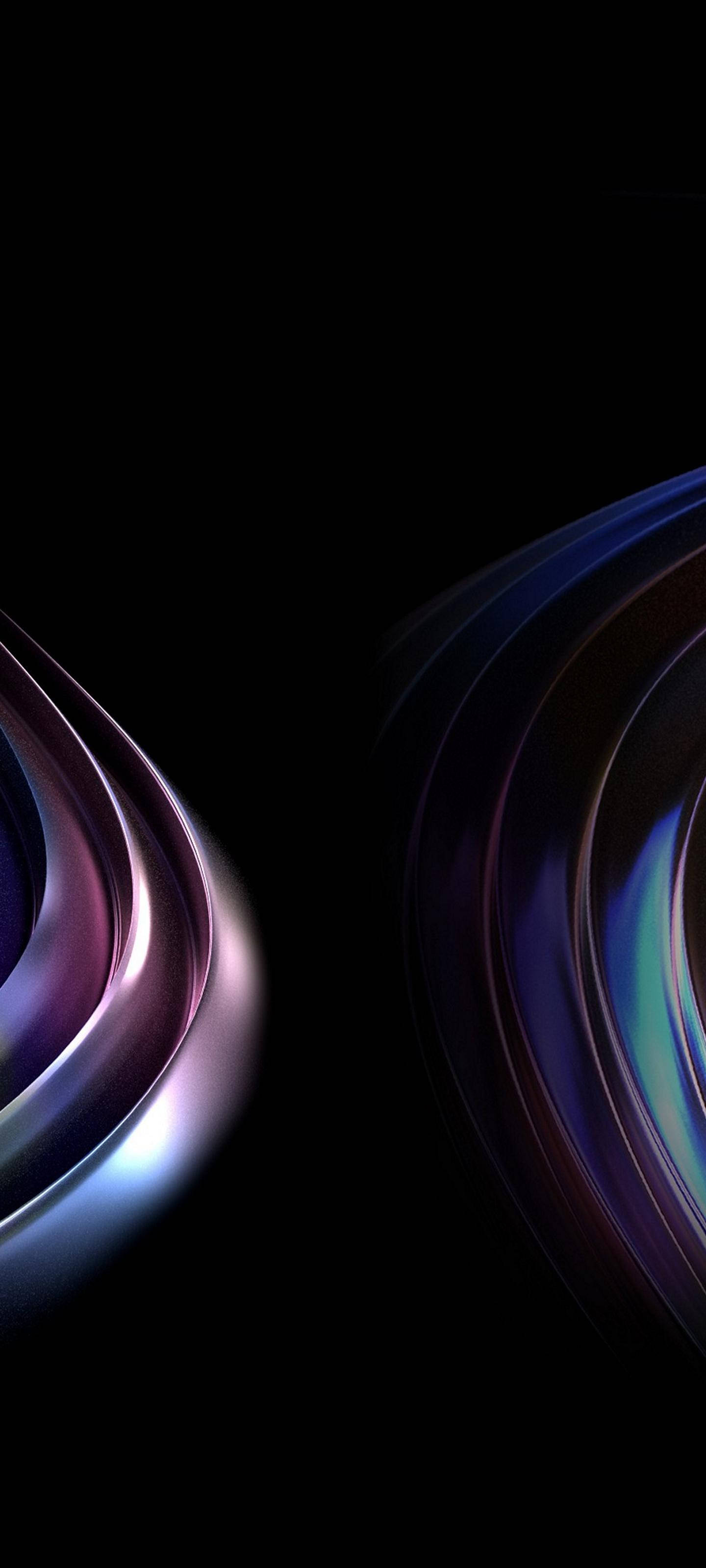 Samsung S21 Ultra मेटैलिक कर्व्स वॉलपेपर