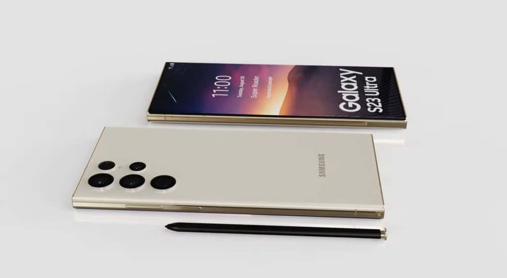 Samsung S23 Ultra गोल्डन वॉलपेपर