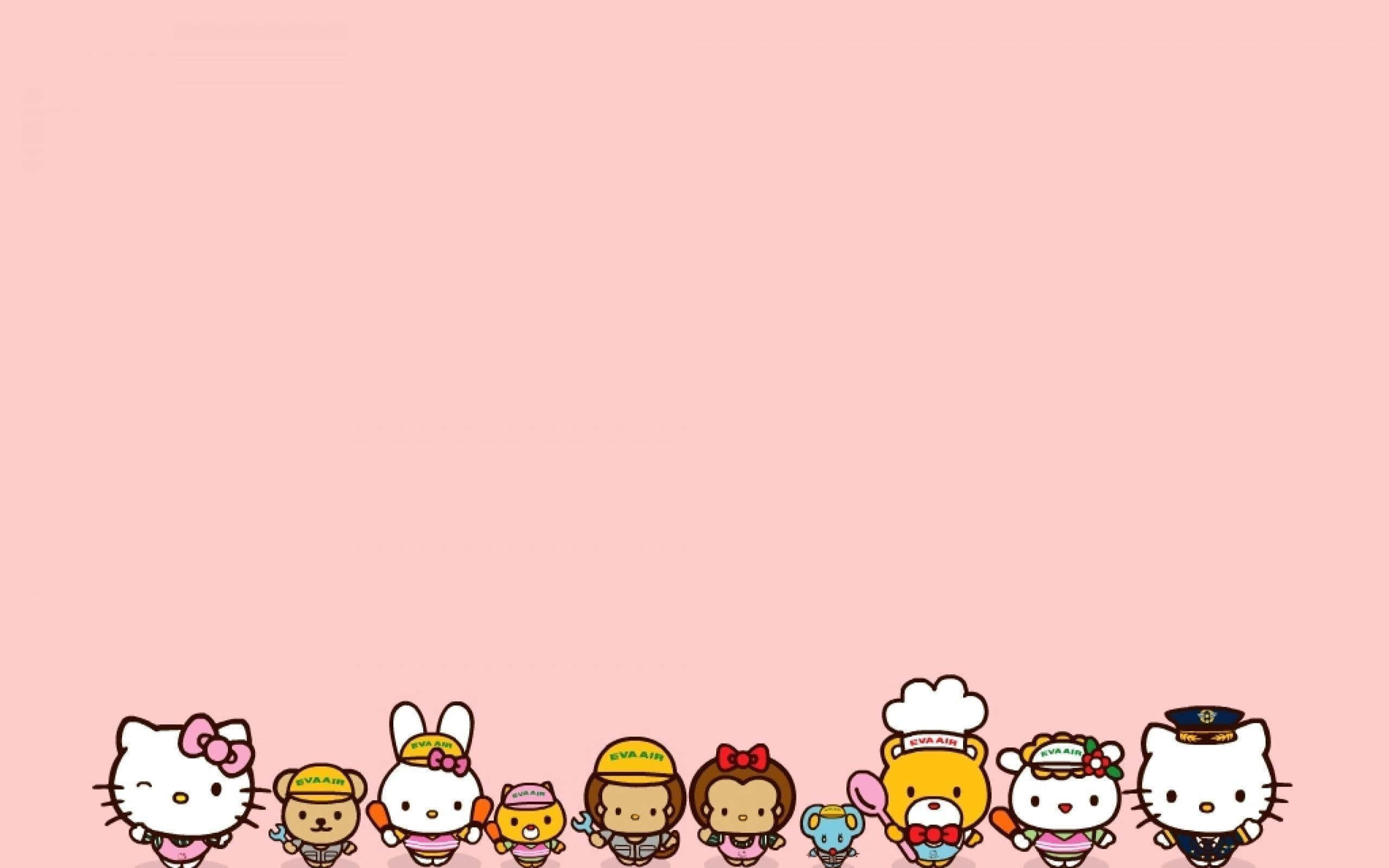 दुनिया को Sanrio के साथ मुस्कुराने दें! वॉलपेपर