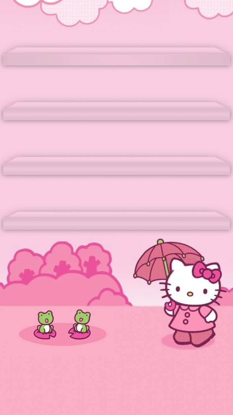Sanrio गुलाबी फोन वॉलपेपर